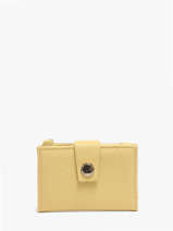 Wallet Lulu castagnette Yellow tresse CAPOR101