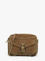 Shoulder Bag Vintage Leather Mila louise Green vintage 3327VC