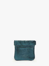 Leather Etincelle Iris�e Coin Purse Etrier Blue etincelle irisee EETI5005