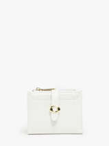 Coin Purse With Card Holder Miniprix White sable 78SM2615