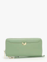 Wallet With Coin Purse Miniprix Green sable 78SM2607