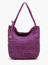 Sac Port� �paule Heritage Cuir Biba Violet heritage RUB1L