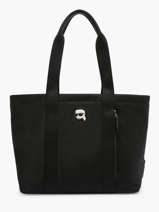 Handbag K Ikonic 2.0 Nylon Karl lagerfeld Black k ikonic 2.0 235W3247