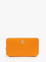 Wallet Tommy hilfiger Orange iconic tommy AW16009