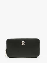 Wallet Tommy hilfiger Black iconic tommy AW16009