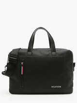 Business Bag Tommy hilfiger Black th pique AM11784