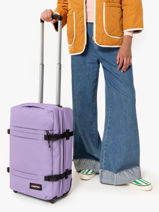 Cabin Luggage Eastpak Violet authentic luggage EK0A5BA7-vue-porte
