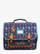 Satchel For Kids 2 Compartments Cameleon Multicolor retro CA35