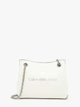 Shoulder Bag Sculpted Calvin klein jeans White sculpted K607831
