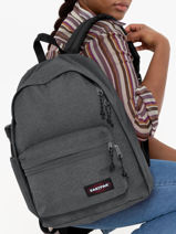 Backpack Eastpak Gray pbg authentic PBGA5BBJ-vue-porte