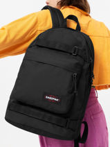 1 Compartment Backpack With 13" Laptop Sleeve Eastpak Black pbg authentic PBGA5BEN-vue-porte