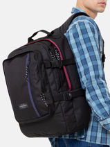 2-compartment Backpack Eastpak Black pbg core series PBGA5BEW-vue-porte