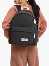 1 Compartment Backpack Eastpak Black upgrained K620UPG-vue-porte