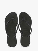 Tongs Slim Glitter Ii Havaianas Noir women 4146975F