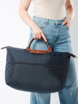 Longchamp Le pliage original Travel bag Green-vue-porte