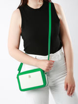 Shoulder Bag Th Essential Recycled Polyester Tommy hilfiger Green th essential AW16428-vue-porte