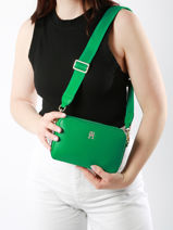 Shoulder Bag Th Essential Tommy hilfiger Green th essential AW15707-vue-porte
