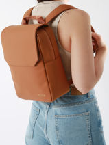 Sac  Dos Cluse Marron backpack CX039-vue-porte