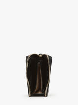 Compact Leather Caviar Wallet Crinkles Black caviar 14316-vue-porte
