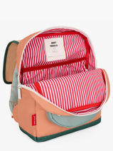 Sac  Dos Hello hossy Marron cool kids M6-vue-porte