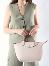 Longchamp Le pliage xtra Sacs port� main Rose-vue-porte
