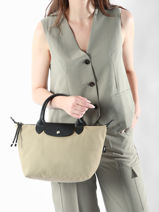 Longchamp Le pliage energy Handbag Beige-vue-porte