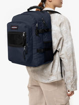 2-compartment Backpack With 16" Laptop Sleeve Eastpak Blue authentic EK0A5BIL-vue-porte