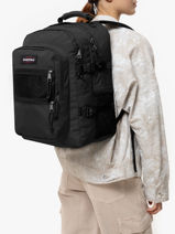 2-compartment Backpack With 16" Laptop Sleeve Eastpak Black authentic EK0A5BIL-vue-porte