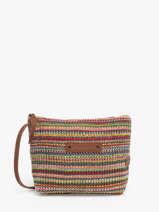 Shoulder Bag Over The Rainbow Raphia Le voyage en panier Multicolor over the rainbow PM457
