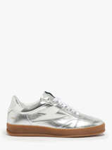 Sneakers risy en cuir-SEMERDJIAN