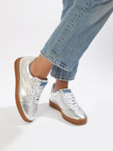 Sneakers risy en cuir-SEMERDJIAN-vue-porte
