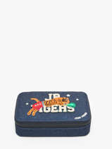 Filled Pencil Case 1 Compartment Jeune premier Blue daydream boys B