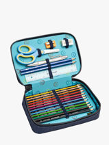 Filled Pencil Case 1 Compartment Daydream Boys Jeune premier Blue daydream boys B-vue-porte