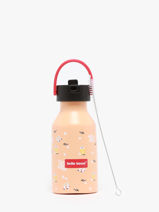 Drinking Bottle Hello hossy Orange cool kids 350M-vue-porte