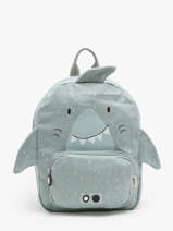 Mini Backpack 1 Compartment Trixie Blue animals 90
