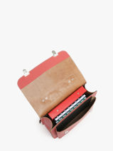 Cartable Manchot Cuir Own stuff Rouge preschool 14PING-vue-porte