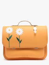 Leather Sunflower Satchel Own stuff Orange primary 47MARG