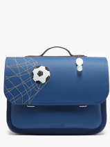 Cartable Football Cuir Own stuff Bleu primary 47FOOT