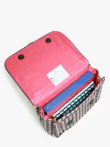 Cartable It Bag Midi 2 Compartiments Jeune premier Bleu daydream girls G-vue-porte