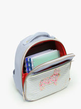 1 Compartment Ralphie Backpack Jeune premier White daydream girls G-vue-porte