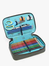 Filled Pencil Case 1 Compartment Jeune premier Green daydream boys B-vue-porte