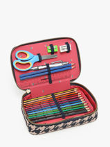 Filled Pencil Case 1 Compartment Jeune premier Blue daydream girls G-vue-porte