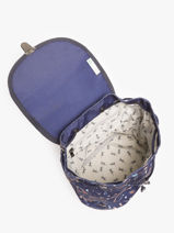 Sac � Dos 1 Compartiment Cameleon Bleu retro 620-vue-porte
