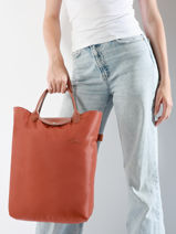 Longchamp Le pliage green Sacs port� main Marron-vue-porte