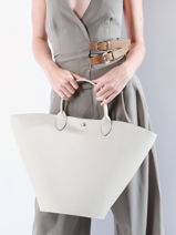 Longchamp Epure Sacs port� main Beige-vue-porte
