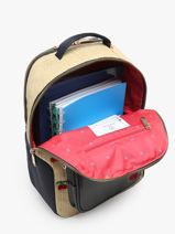 Bobby Backpack 1 Compartment Jeune premier Beige daydream girls G-vue-porte