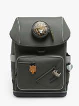 2-compartment Ergomaxx Backpack Jeune premier Green daydream boys B