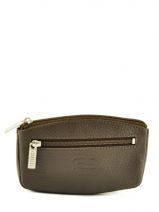 Porte-monnaie Caviar Cuir Crinkles Marron caviar 14036