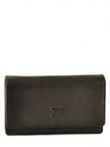 Leather Caviar Wallet Crinkles Brown caviar 14001