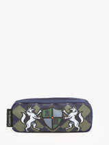 2-compartment Pouch Caramel et cie Green fier GA